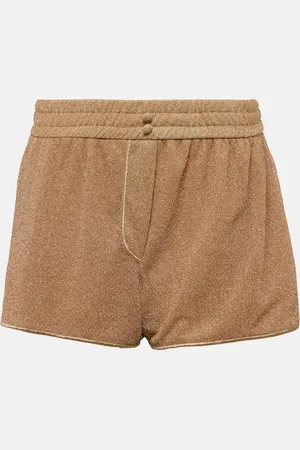 Oseree OsÃ©ree LumiÃ¨re lamÃ© shorts