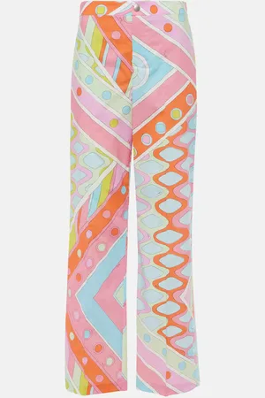 Puccini Vivara mid-rise cotton straight pants