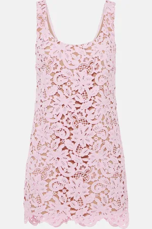 Self-Portrait Floral lace minidress