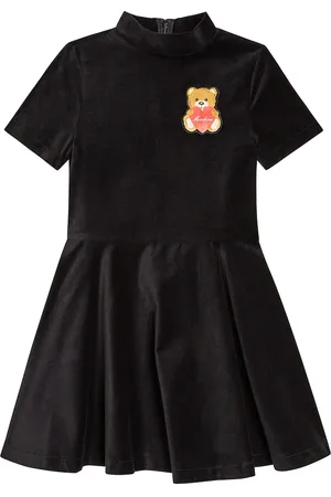 Moschino Teddy Bear velvet dress