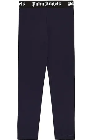 Palm Angels Logo cotton-blend leggings