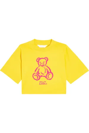 Palm Angels Logo cropped cotton jersey T-shirt