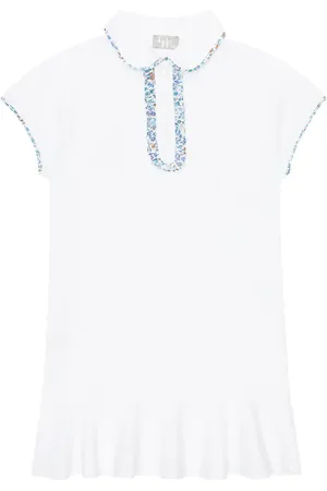 Il gufo Cotton piquÃ© polo dress