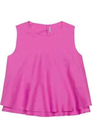 Il gufo Layered cotton top