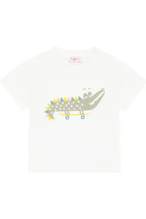 Il gufo Baby printed cotton T-shirt