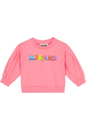 Moschino Baby logo cotton sweatshirt