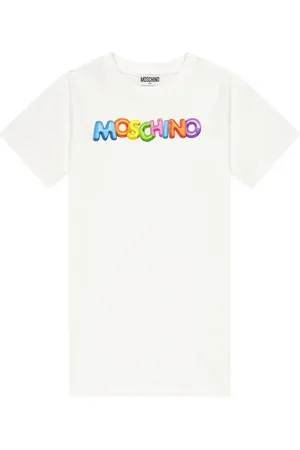 Moschino Printed cotton-blend jersey dress