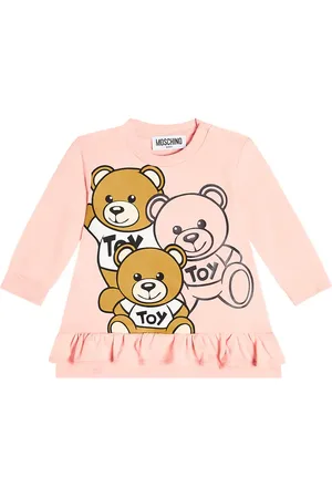 Moschino Baby Teddy Bear cotton jersey dress