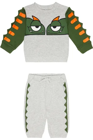 Stella McCartney Baby printed cotton fleece tracksuit
