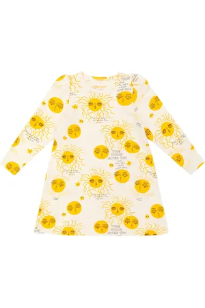 Mini Rodini Moon and Sun cotton-blend dress