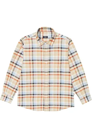 Il gufo Checked cotton shirt