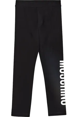 Moschino Logo cotton-blend jersey leggings