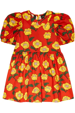 Mini Rodini Flowers printed cotton dress