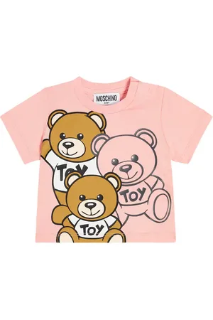 Moschino Baby Teddy Bear cotton jersey T-shirt