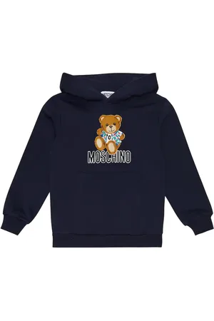 Moschino Printed cotton hoodie