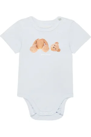 Palm Angels Baby printed cotton onesie