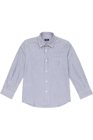 Il gufo Pinstripe cotton shirt