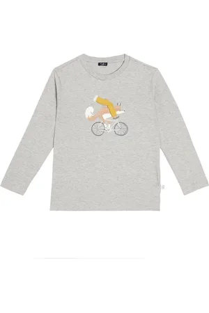 Il gufo Printed cotton jersey T-shirt