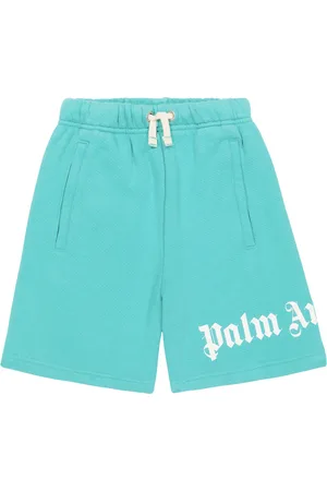 Palm Angels Logo cotton shorts