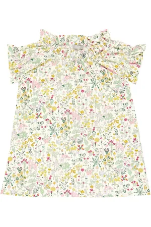 Il gufo Floral cotton top