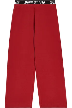 Palm Angels Logo cotton jersey sweatpants