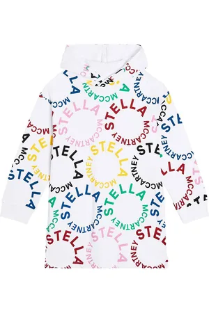 Stella McCartney Logo cotton jersey sweatshirt dress