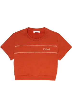 Chloé ChloÃ© Kids Logo embroidered cotton sweatshirt