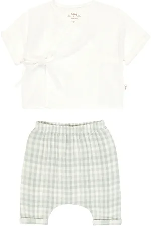 Il gufo Baby cotton shirt and pants