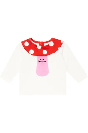 Stella McCartney Printed cotton jersey top