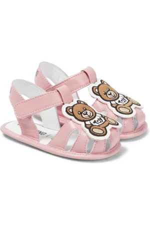 Moschino Baby Teddy Bear leather sandals