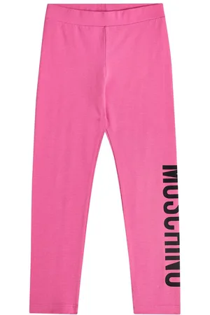 Moschino Logo cotton-blend jersey leggings