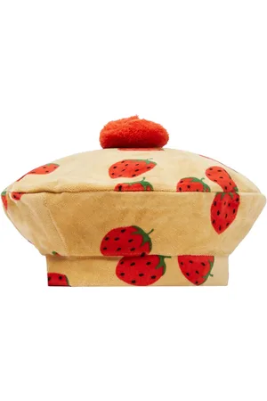Mini Rodini Printed velvet beret