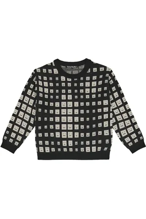 Acne Studios Face jacquard wool sweater