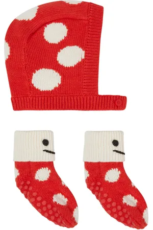 Stella McCartney Baby cotton and wool hat and socks set