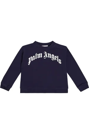 Palm Angels Baby logo cotton sweatshirt