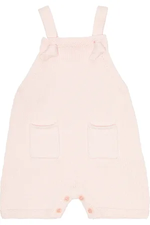 Il gufo Baby cotton knit overalls