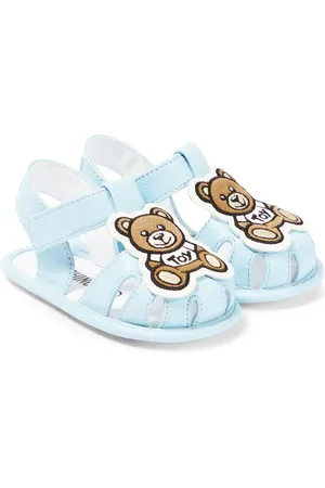Moschino Baby Logo leather sandals