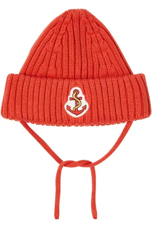 Mini Rodini Embroidered ribbed-knit cotton beanie