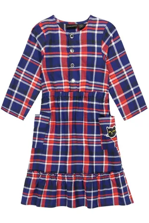Mini Rodini Checked cotton dress