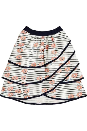 Mini Rodini Striped cotton skirt