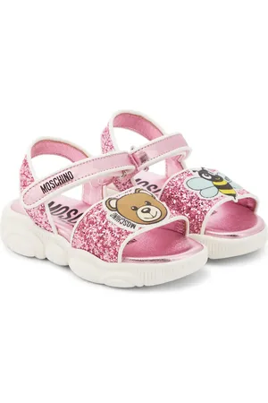Moschino Glitter-embellished sandals