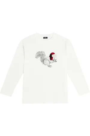 Il gufo Printed cotton T-shirt