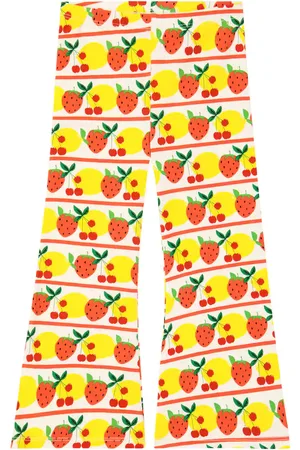 Mini Rodini Fruits Stripe cotton sweatpants