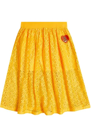 Mini Rodini Embroidered lace skirt