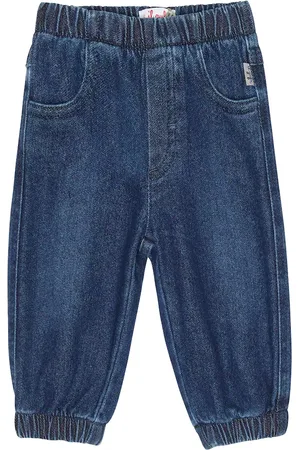 Il gufo Baby cotton-blend chambray pants
