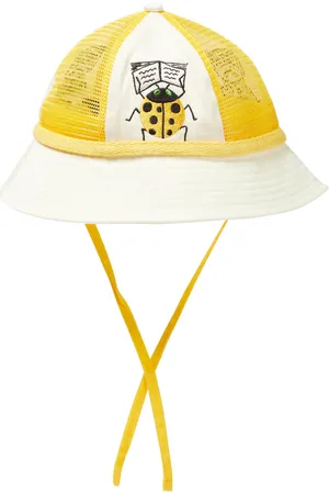 Mini Rodini Printed cotton sun hat