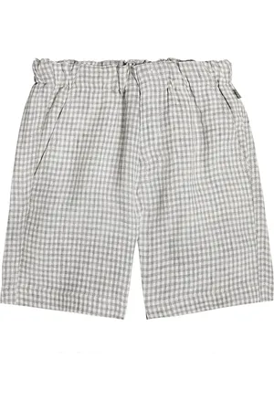 Il gufo Linen Bermuda shorts