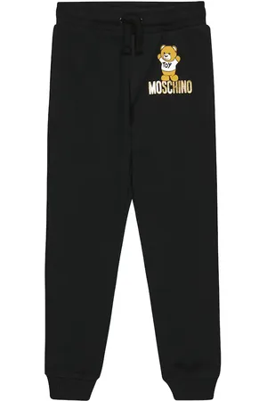 Moschino Printed cotton jersey sweatpants
