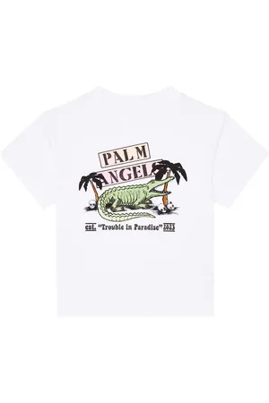 Palm Angels Printed cotton jersey T-shirt