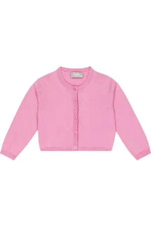 Il gufo Baby cotton cardigan